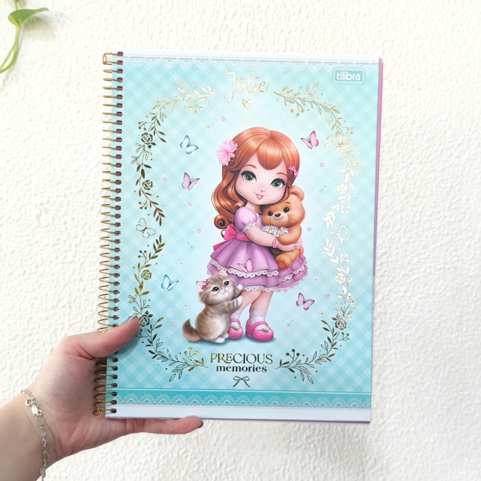 Caderno com Espiral Universitário 1 Matéria Jolie Tilibra - #1