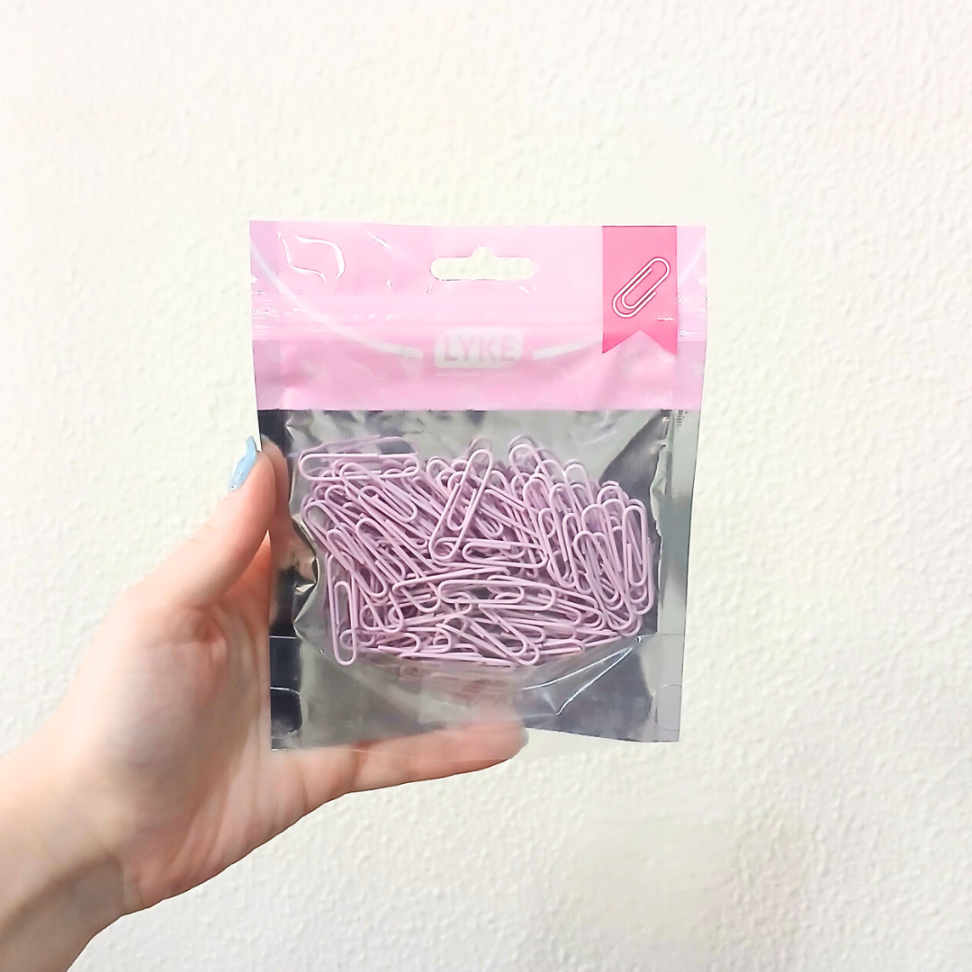 Clipes para Papel N.2/0 100 Unidades Pastel Lyke - #7