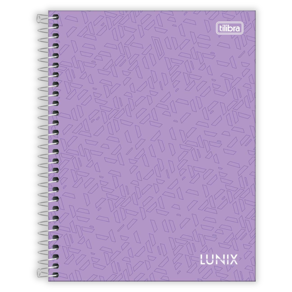 Caderno com Espiral Colegial 1 Matéria Lunix Tilibra - #1