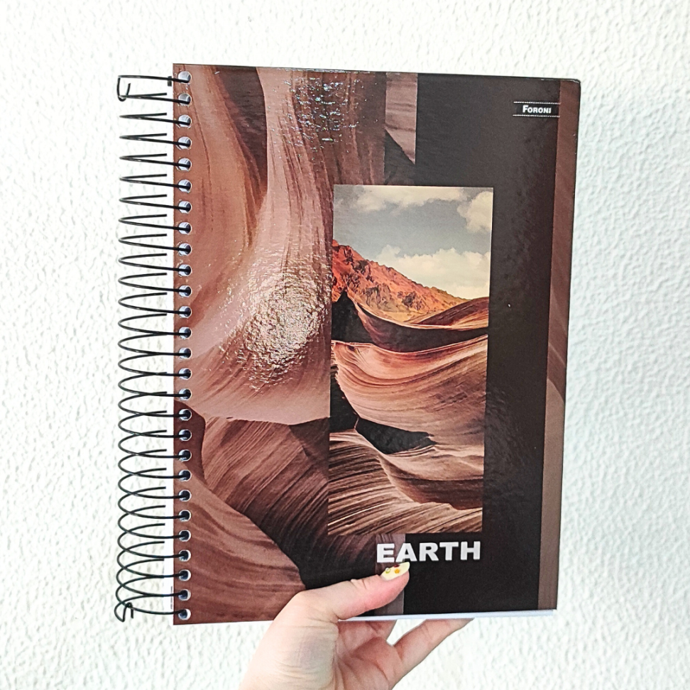 Caderno com Espiral Universitário 4 Elementos Mais 16 Matérias Foroni - #1