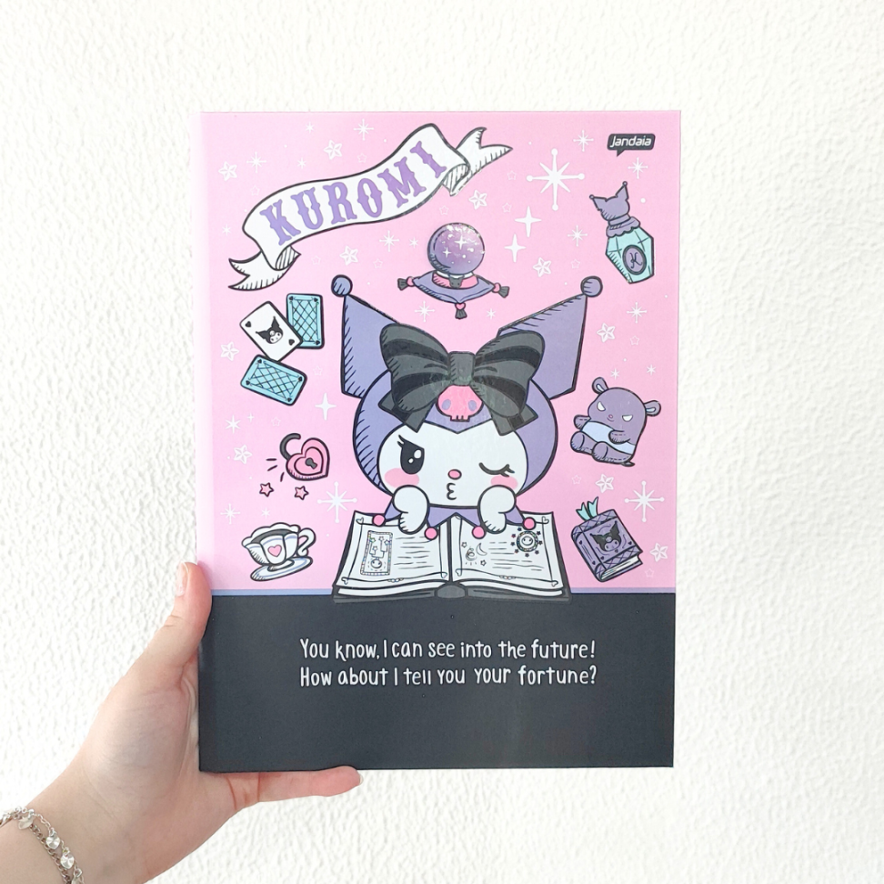 Caderno Brochura Kuromi Jandaia - #7