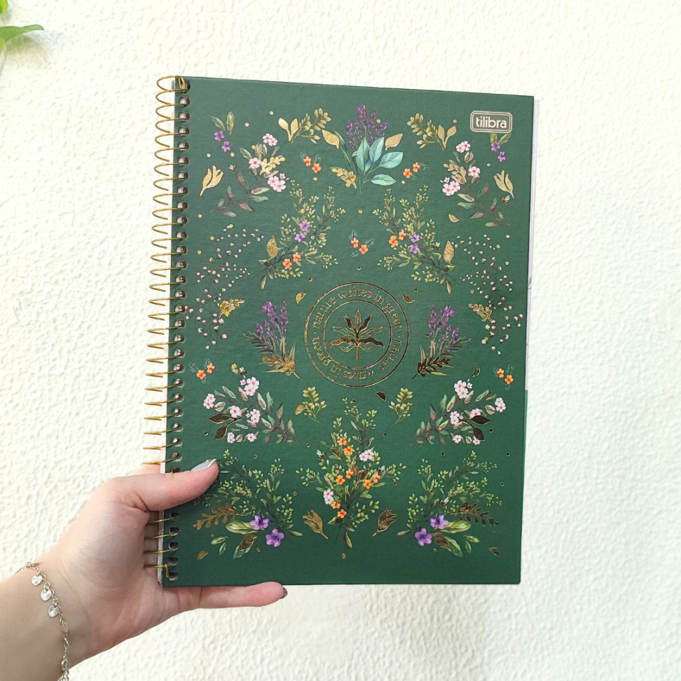 Caderno com Espiral Universitário 1 Matéria Naturalis Tilibra - #1