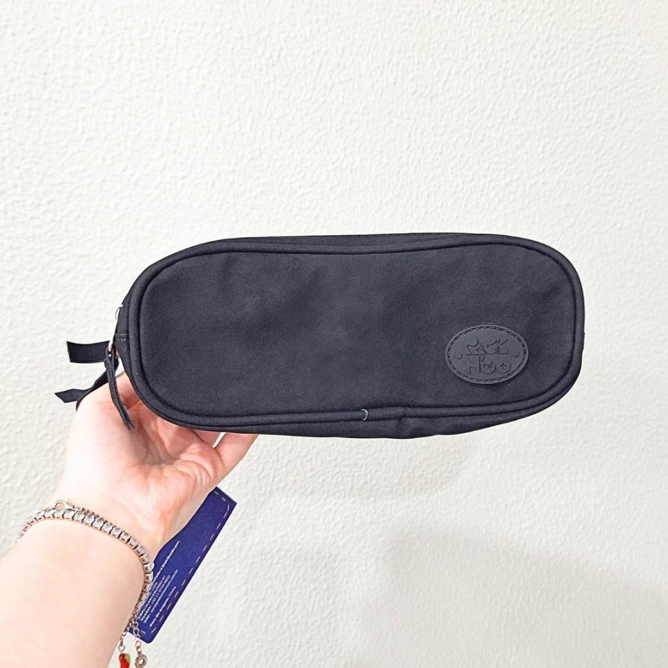 Estojo Triplo Camurça Preto Packn'Go - #1