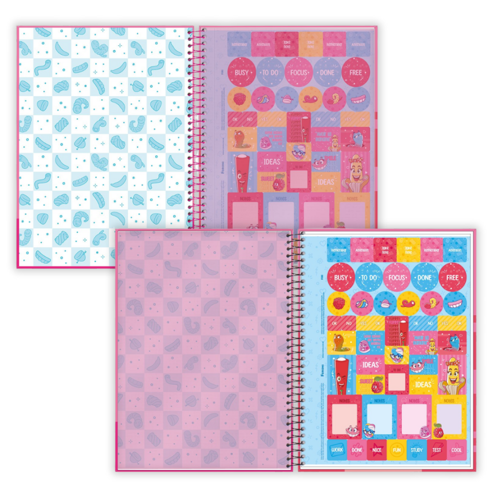 Caderno com Espiral Universitário com Cheirinho Fini 1 Matéria Foroni - #1