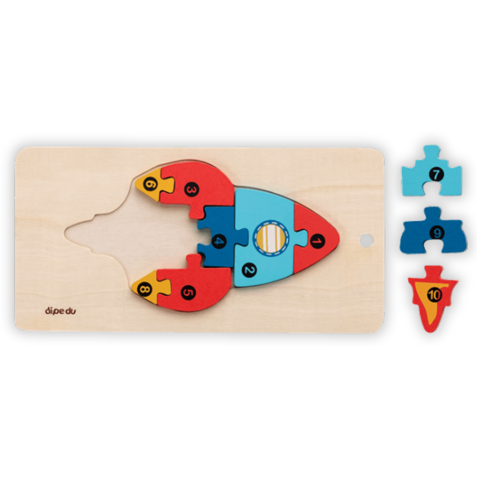 Quebra-Cabeça 10 Peças Dipedu BRW - #1