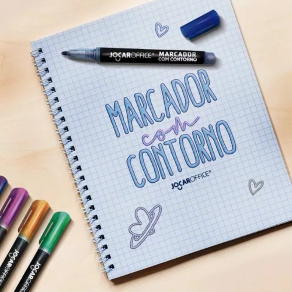 Marcador com Contorno Jocar Office - #5