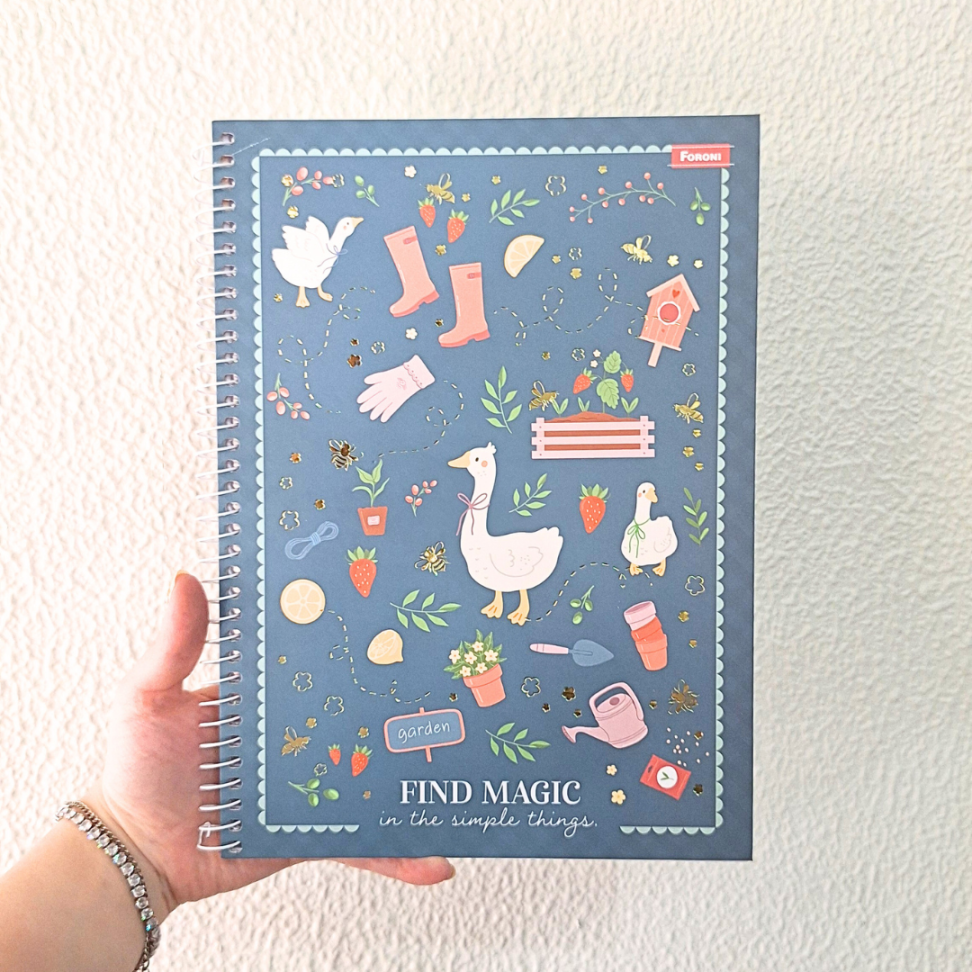 Caderno com Espiral Universitário Milly 1 Matéria Foroni - #1