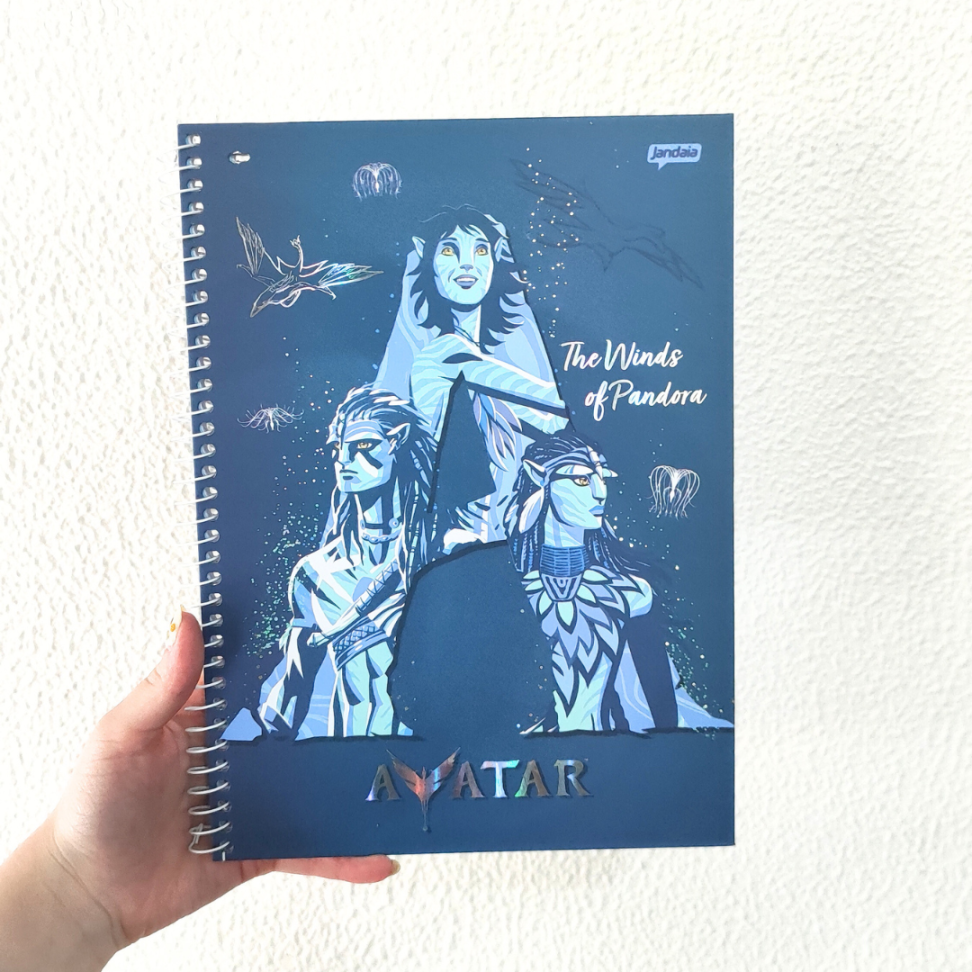 Caderno com Espiral Universitário Avatar 1 Matéria Jandaia - #1