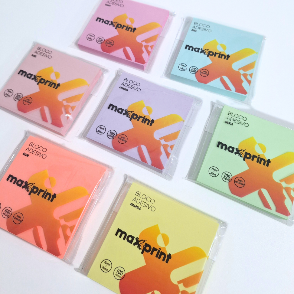 Bloco Adesivo 76mm x 76mm Hope Maxprint - #1