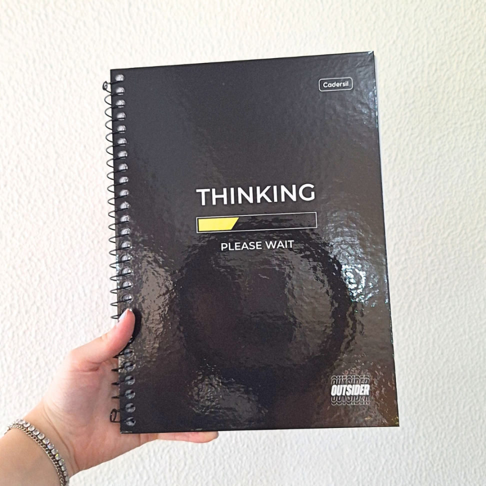 Caderno com Espiral Universitário Outsider 1 Matéria Cadersil - #7