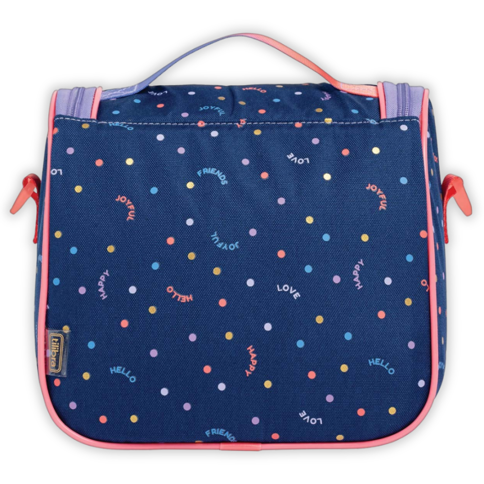 Lancheira Térmica Dots Azul Académie Tilibra - #5