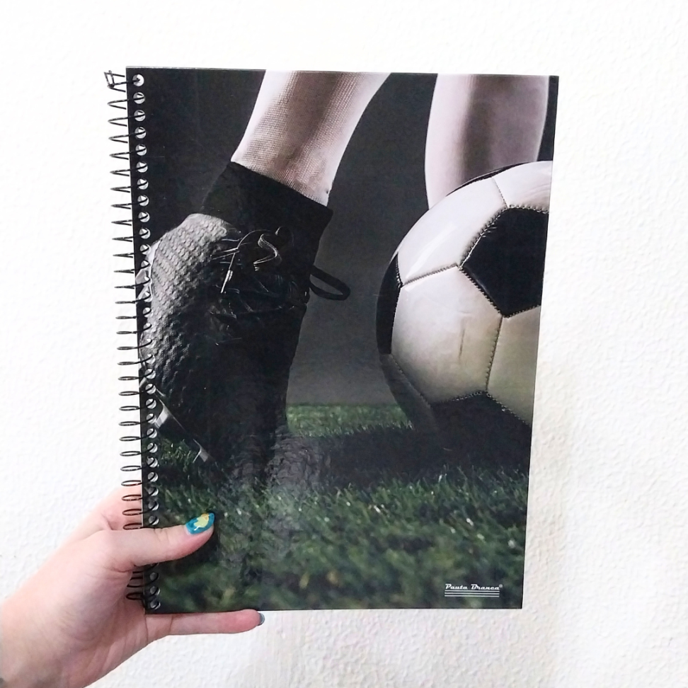 Caderno com Espiral Universitário Up 1 Matéria Pauta Branca - #7