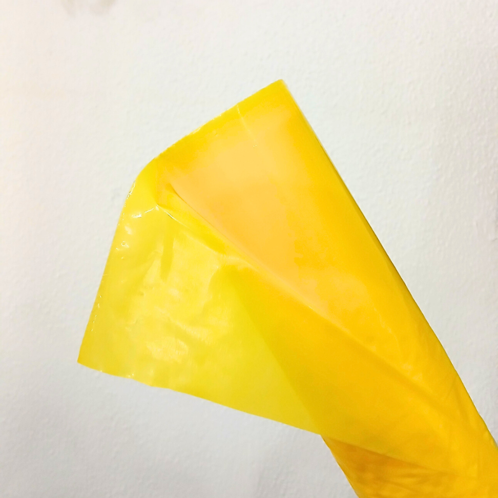 Bobina de Plástico para Encapar 25m x 45cm Amarelo Brasil DAC - #4