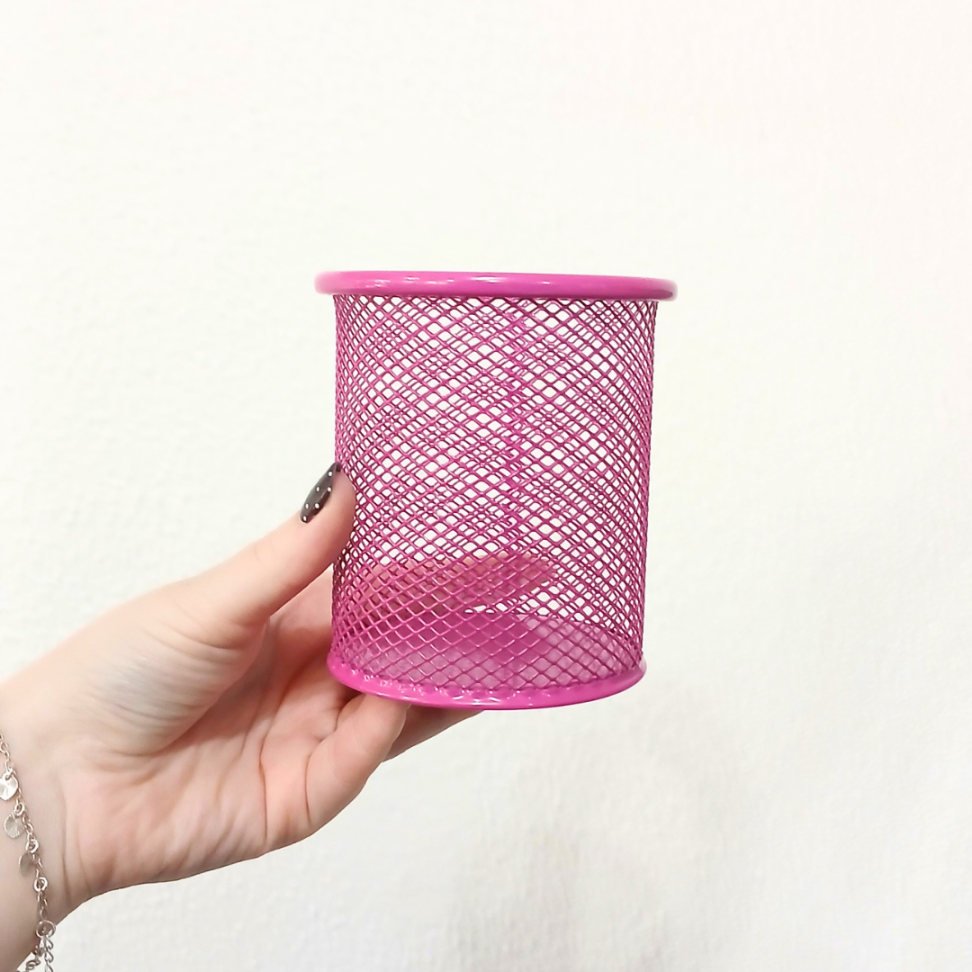 Porta Canetas Aramado Rosa OR5104 BRW - #3