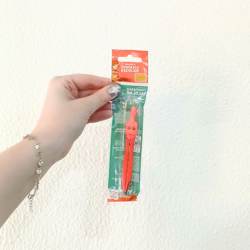 Compasso Metálico Neon Fever Leo e Leo - #8