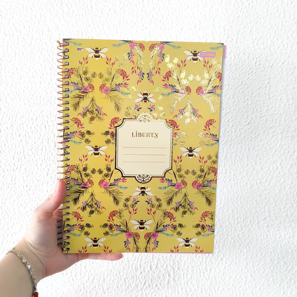 Caderno com Espiral Universitário Liberty 1 Matéria Jandaia - #1