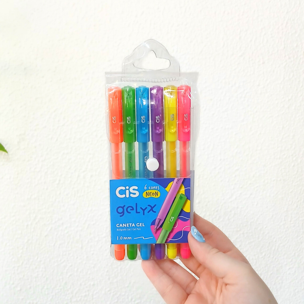 Caneta Gel 6 Cores Neon Gelyx 1.0 CiS - #4
