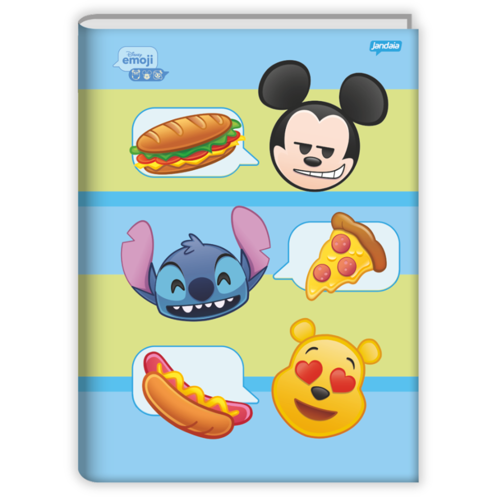 Caderno Brochura Disney Emoji Jandaia - #1