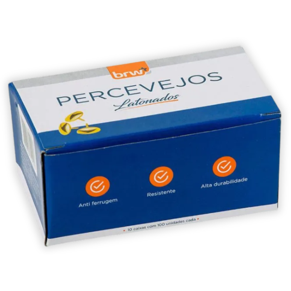 Percevejos Latonados 100 Unidades BRW