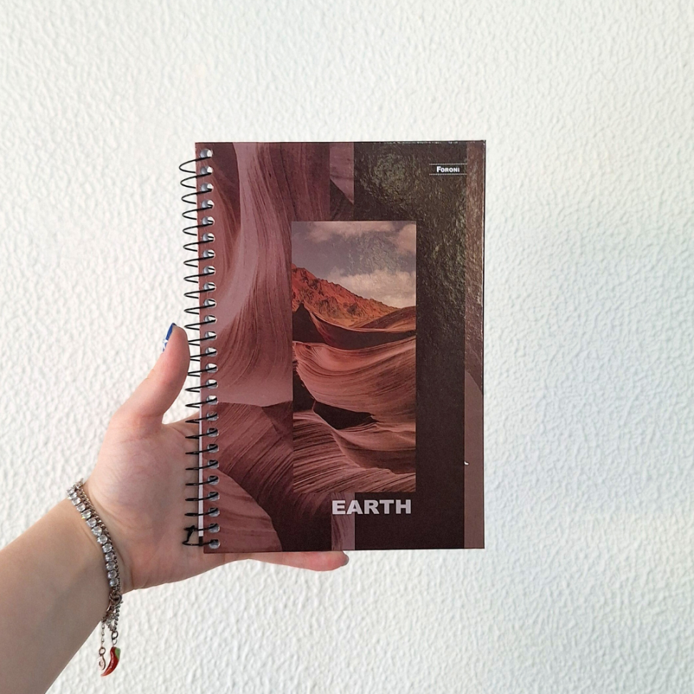 Caderno com Espiral Pequeno 1/4 4 Elementos Mais Foroni - #10