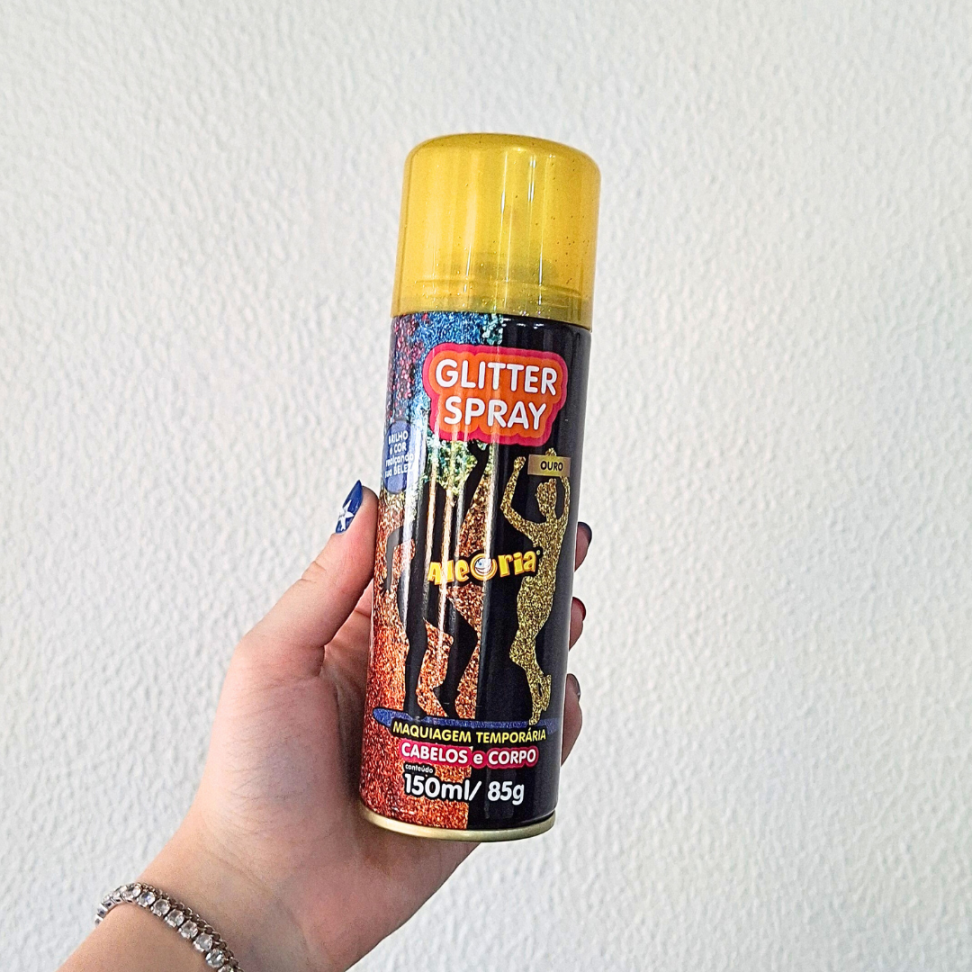Spray de Cabelo Glitter 150ml Alegria - #8