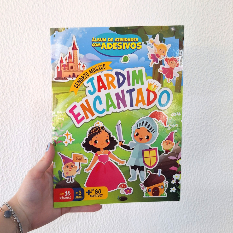 Álbum de Atividades com Adesivos Jardim Encantado Tilibra - #5
