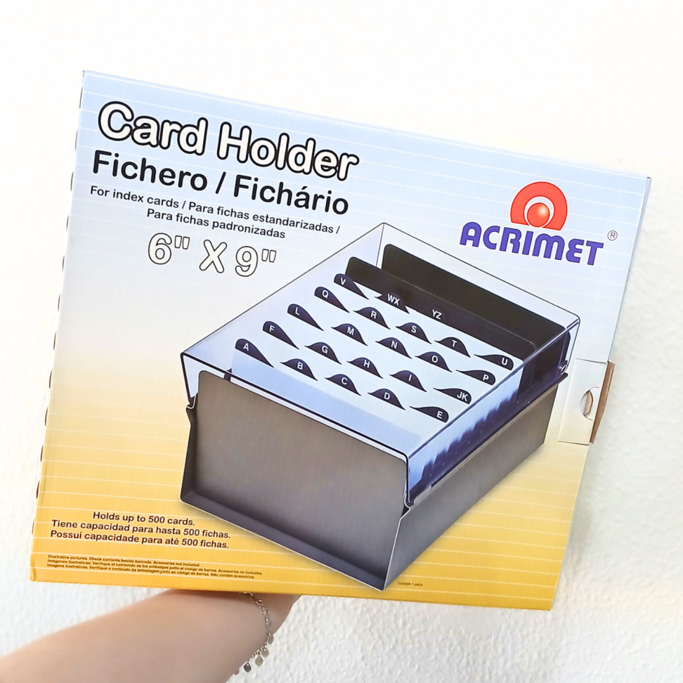 Fichário de Mesa Metálico 6" x 9" Acrimet - #3