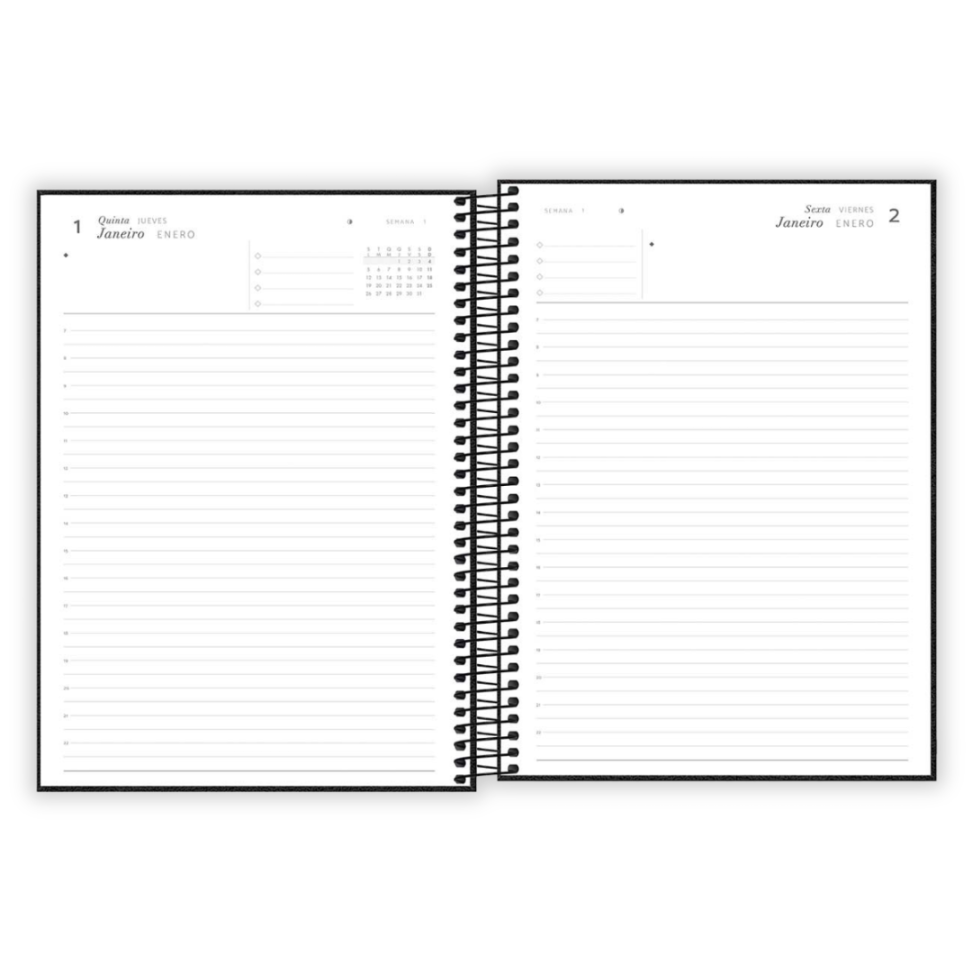 Agenda Executiva Espiral Diária Grande Cambridge 2026 Tilibra - #4