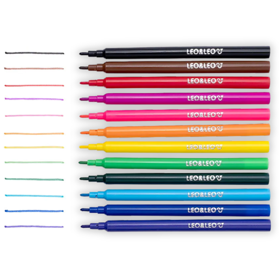 Canetinha Hidrocor 12 Cores Leo e Leo - #3