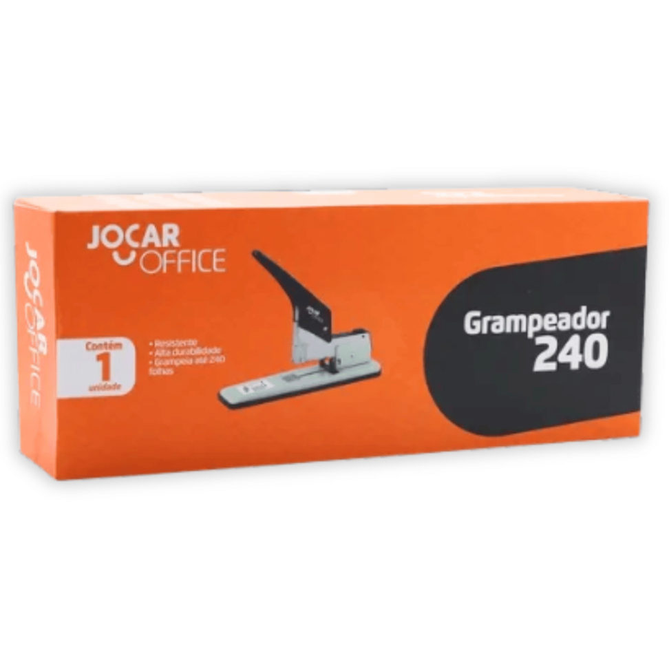 Grampeador 240 Folhas Estrutura Metálica Jocar Office