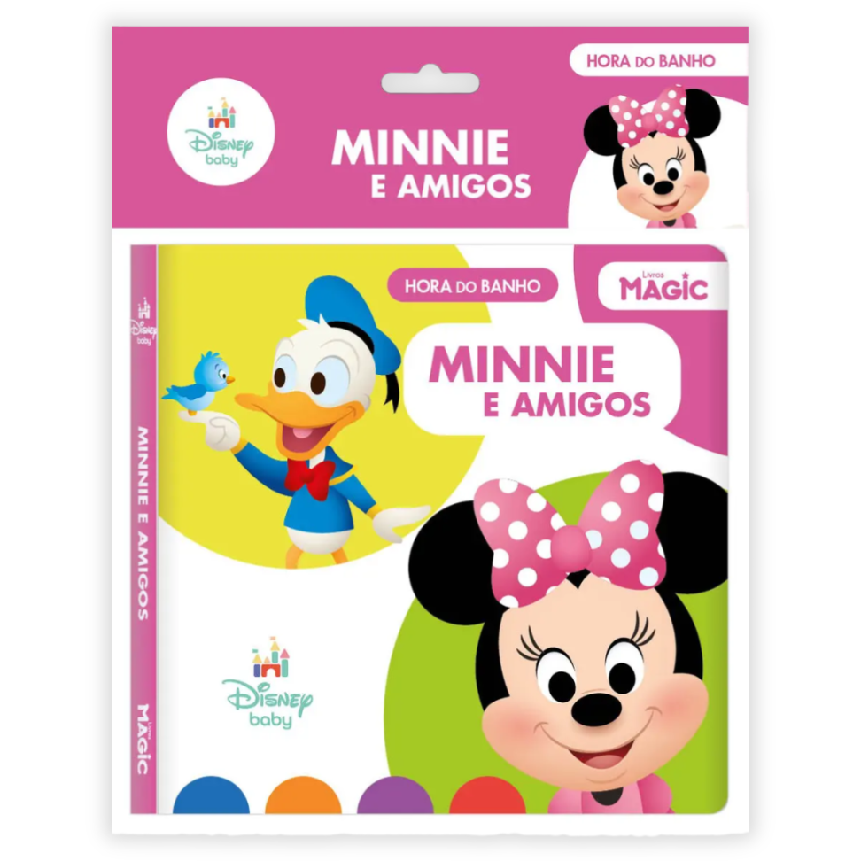 Livro Minnie e Amigos Hora do Banho Editora Magic