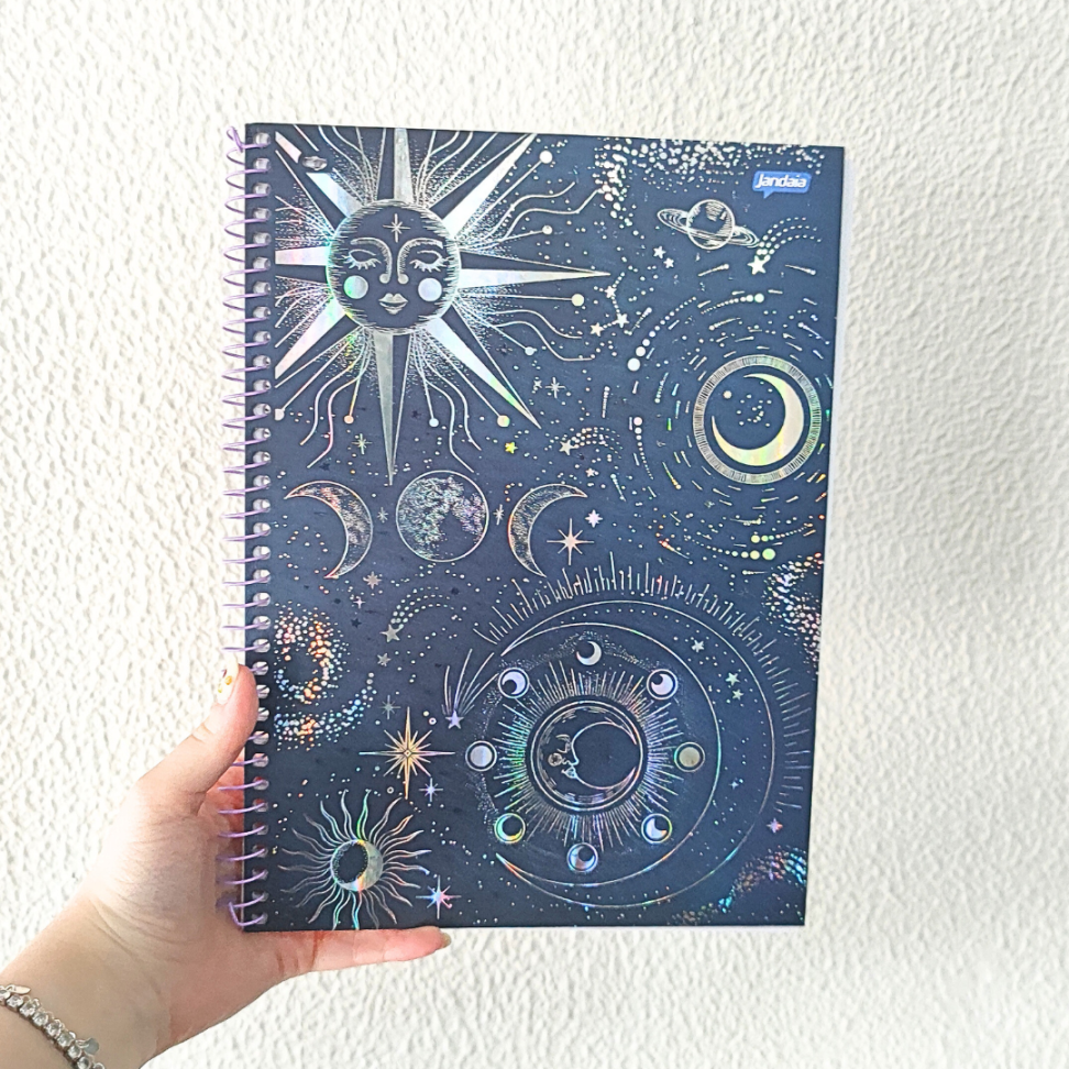 Caderno com Espiral Universitário Mystic 1 Matéria Jandaia - #6