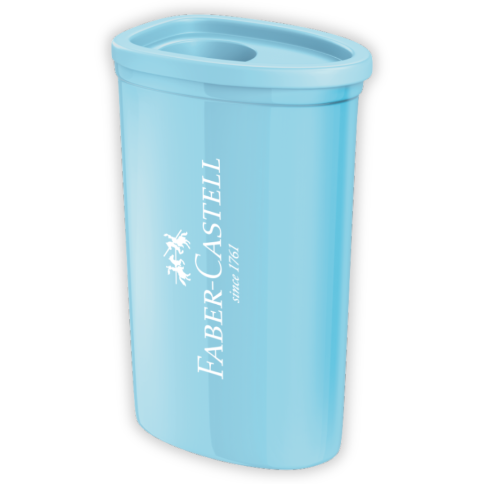 Apontador com Depósito Triangular Tons Pastel Faber-Castell - #3