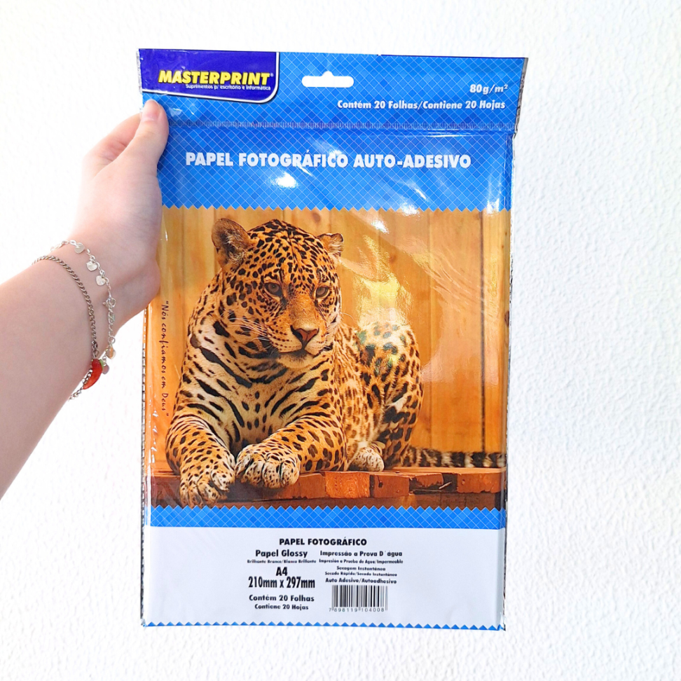 Papel Fotográfico Auto-Adesivo 80g Masterprint - #3