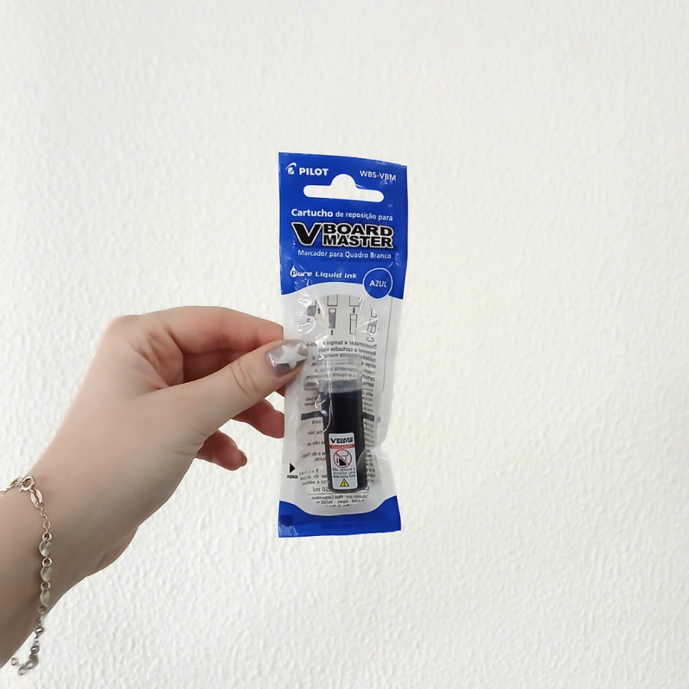 Refil Tinta de Marcador para Quadro Branco Recarregável V-Board Master Pilot - #8
