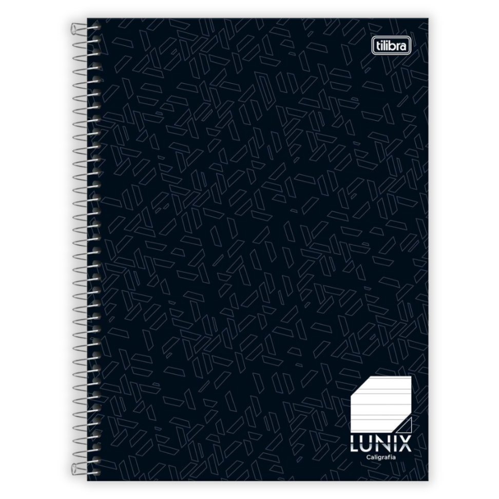 Caderno com Espiral Caligrafia Lunix Tilibra - #3