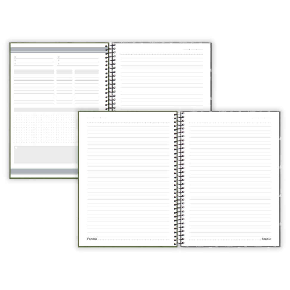 Caderno com Espiral Universitário Cliff Masculino 1 Matéria Foroni - #6