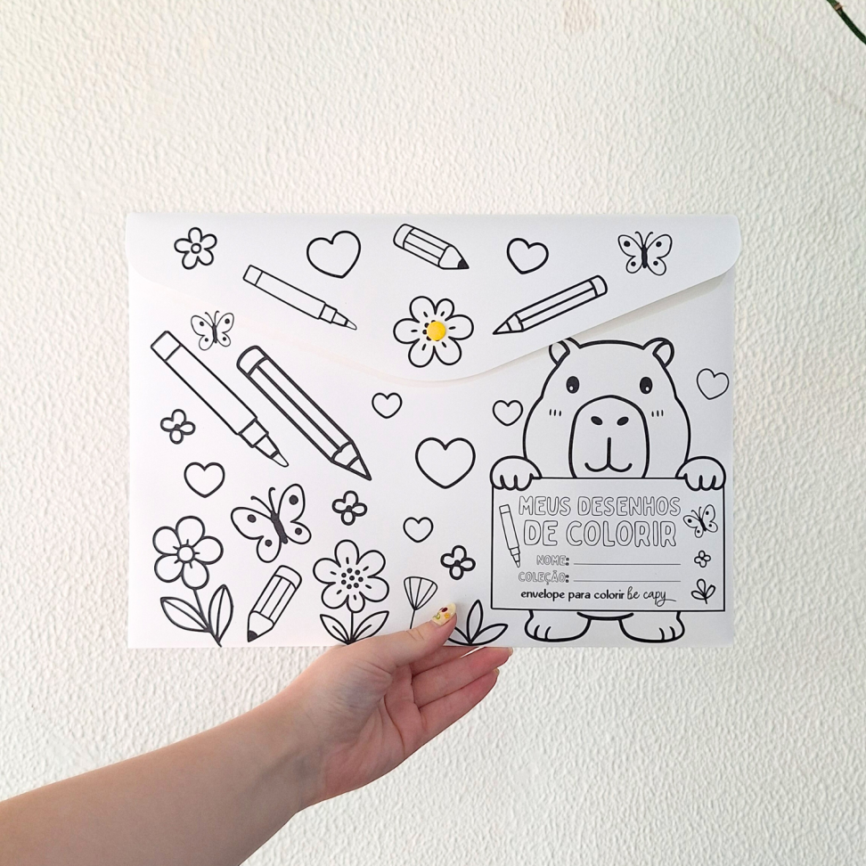 Pasta Envelope para Colorir Be Capy Dello - #2