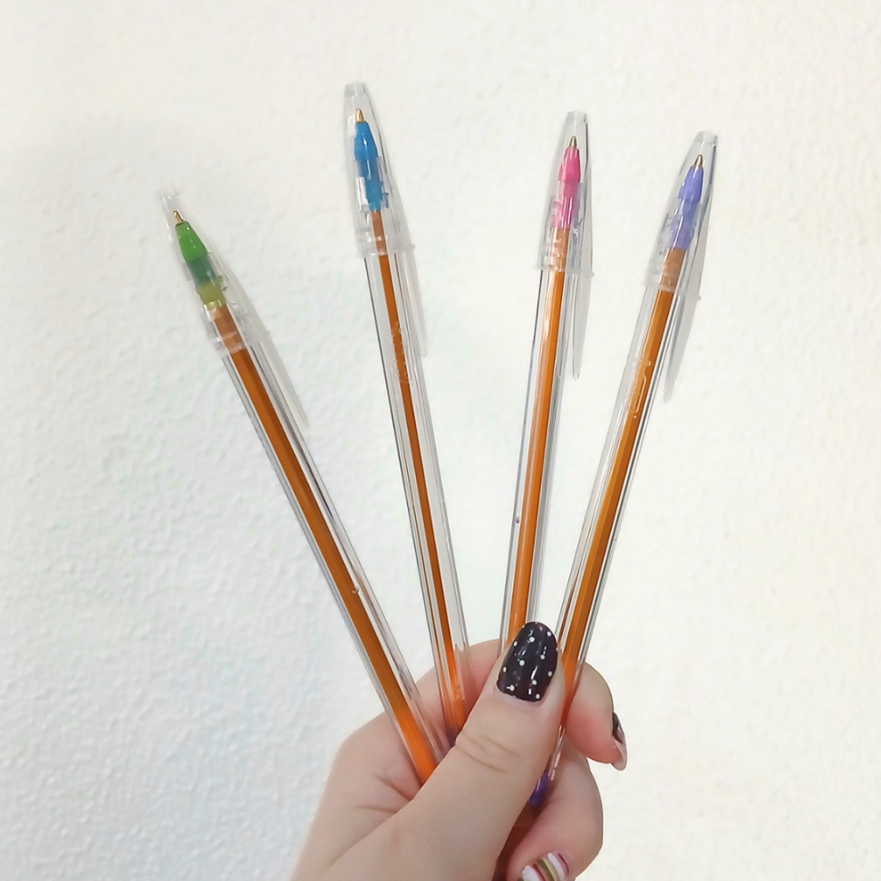 Caneta Esferográfica Cristal Fashion Fina 0.5 Bic - #6