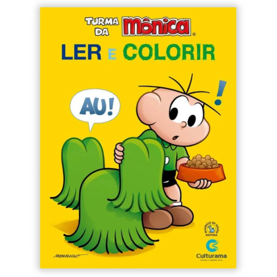Livro Ler e Colorir Turma da Mônica Culturama - #3