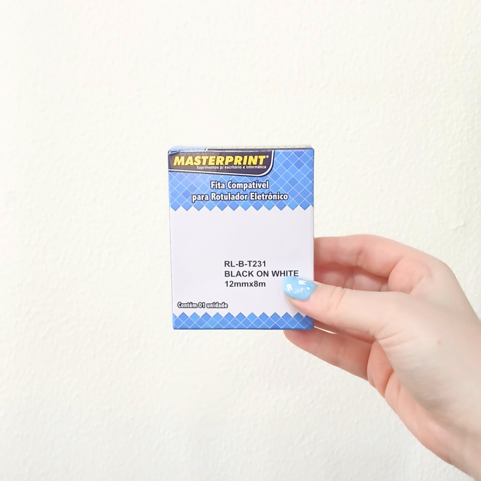Fita para Rotulador Eletrônico B-T231 8m x 12mm Masterprint - #3