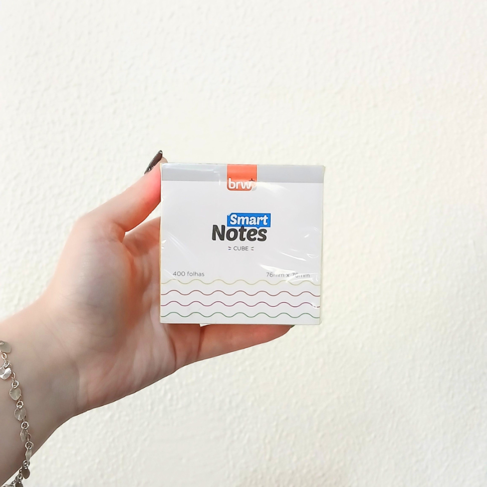 Blocos Smart Notes 76mm x 76mm 4 Cores Cube Neon BRW - #3