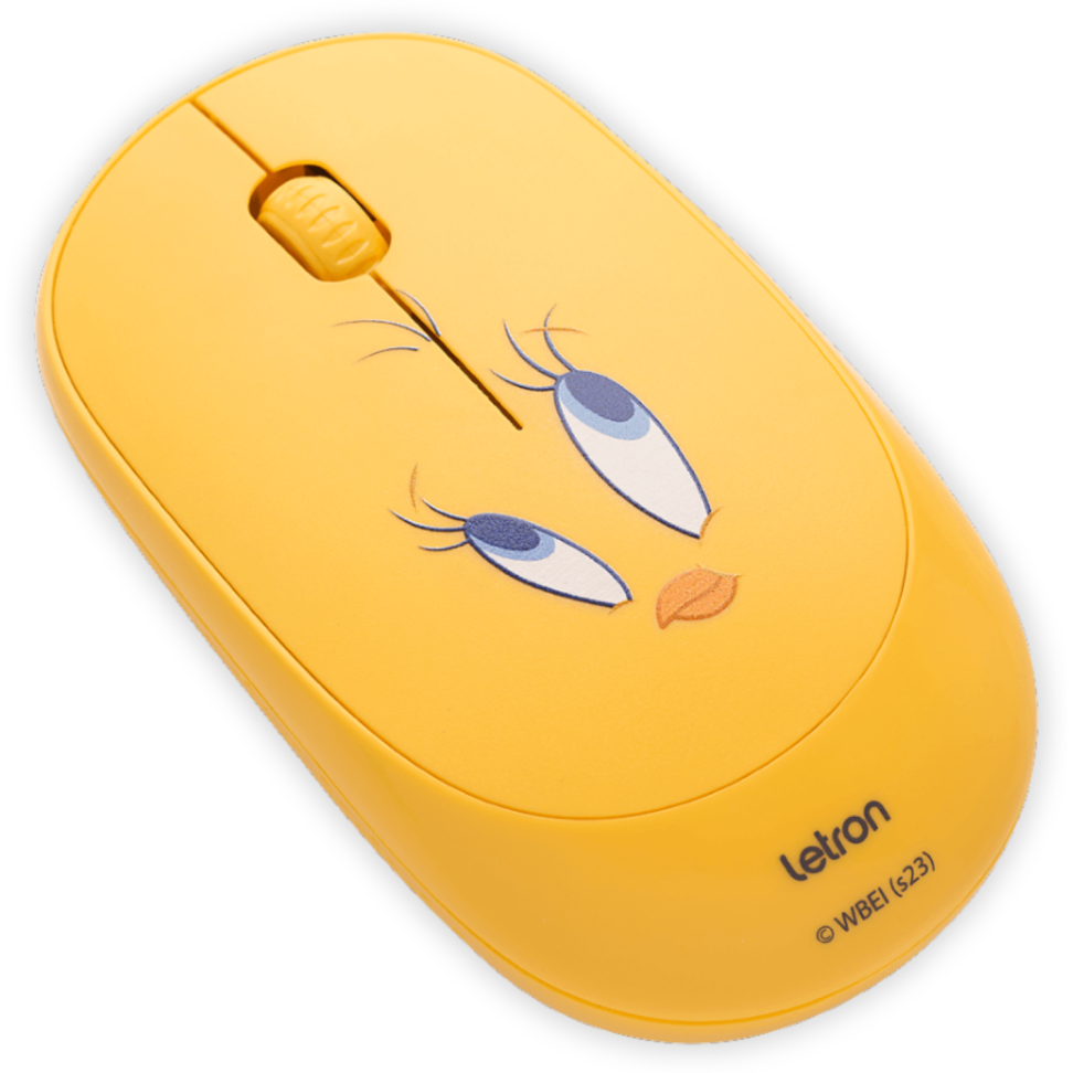 Mouse sem Fio Piu Piu Looney Tunes Letron