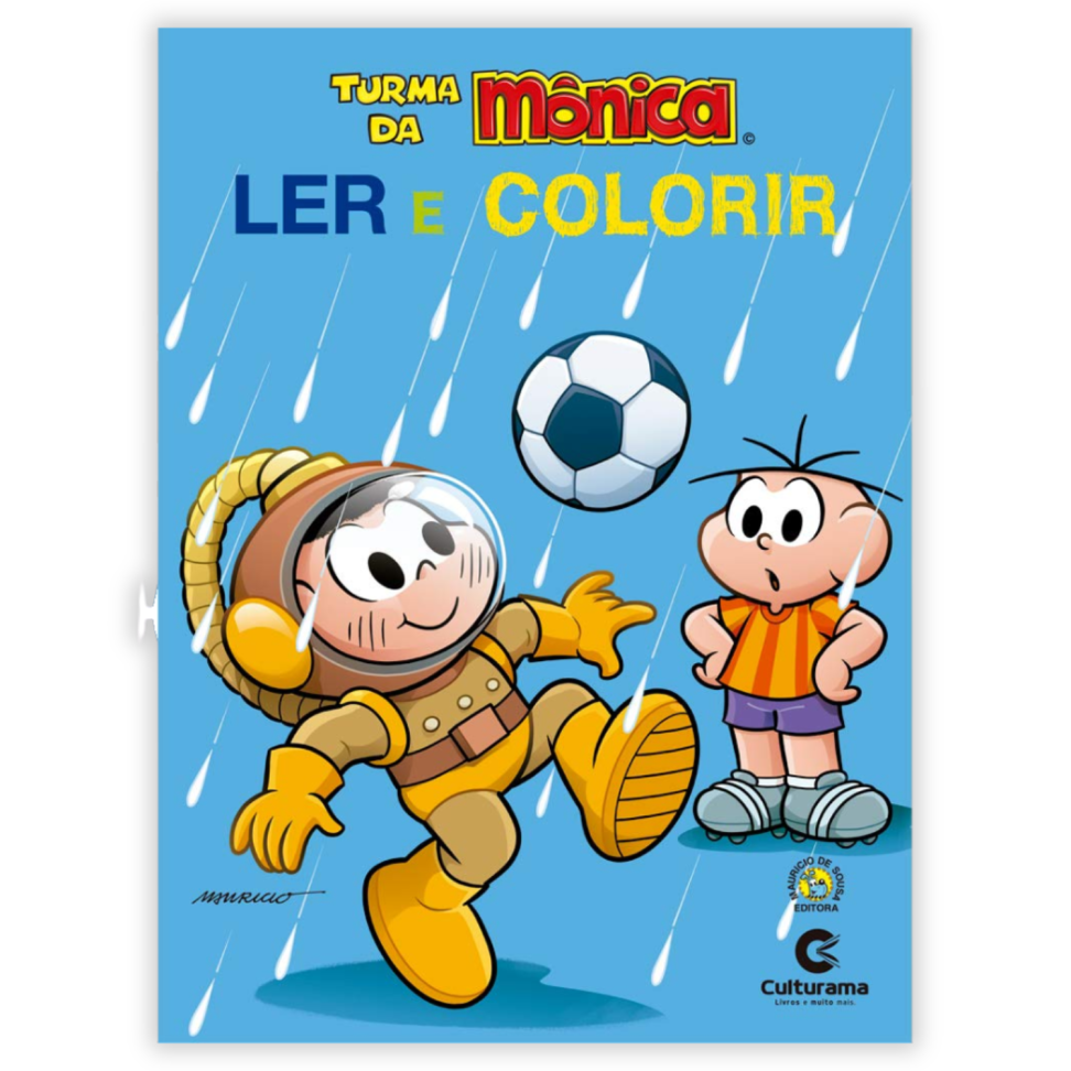 Livro Ler e Colorir Turma da Mônica Culturama - #7