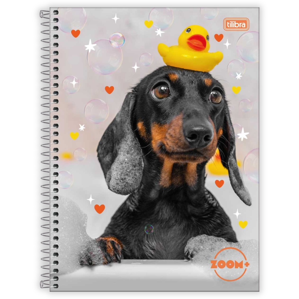 Caderno com Espiral Universitário 1 Matéria Zoom+ Feminino Tilibra - #1