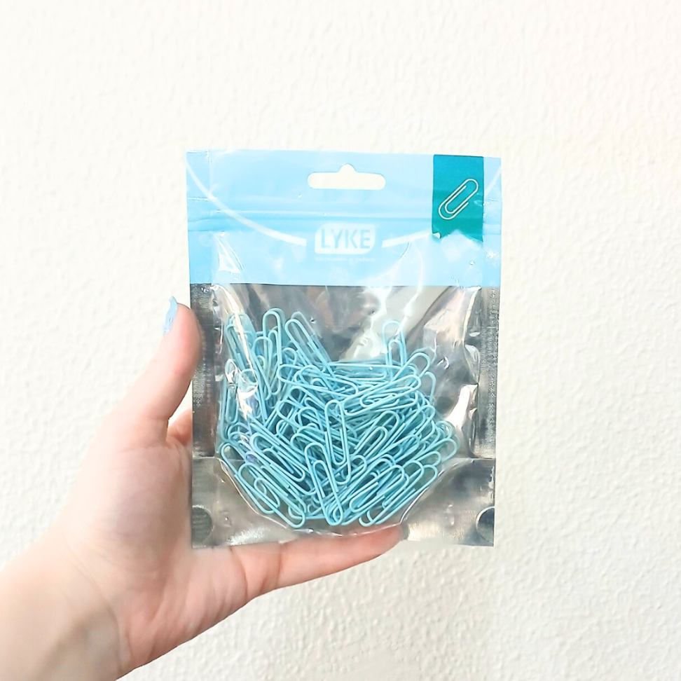 Clipes para Papel N.2/0 100 Unidades Pastel Lyke - #10