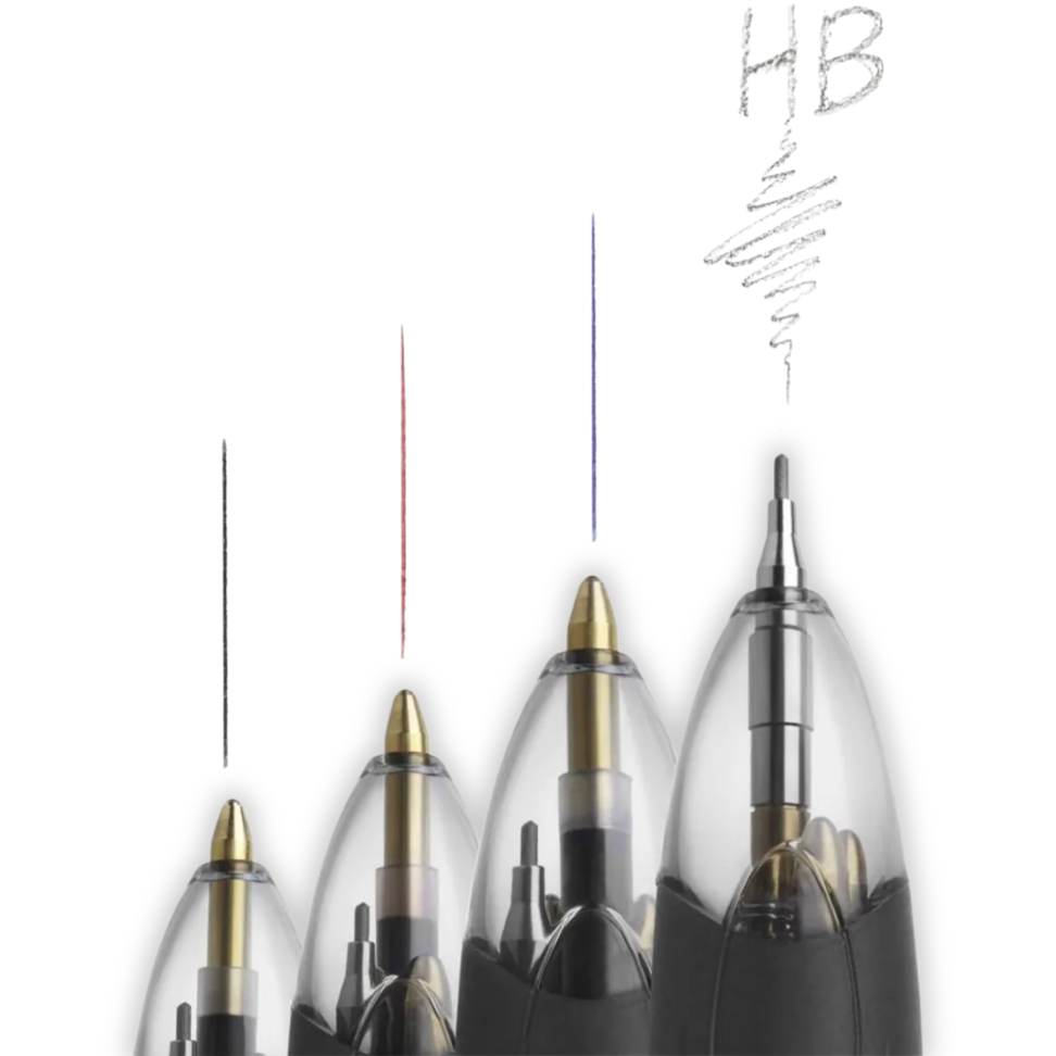 Caneta 1.0 e Lapiseira 0.7 4 em 1 + Grafite Bic - #4