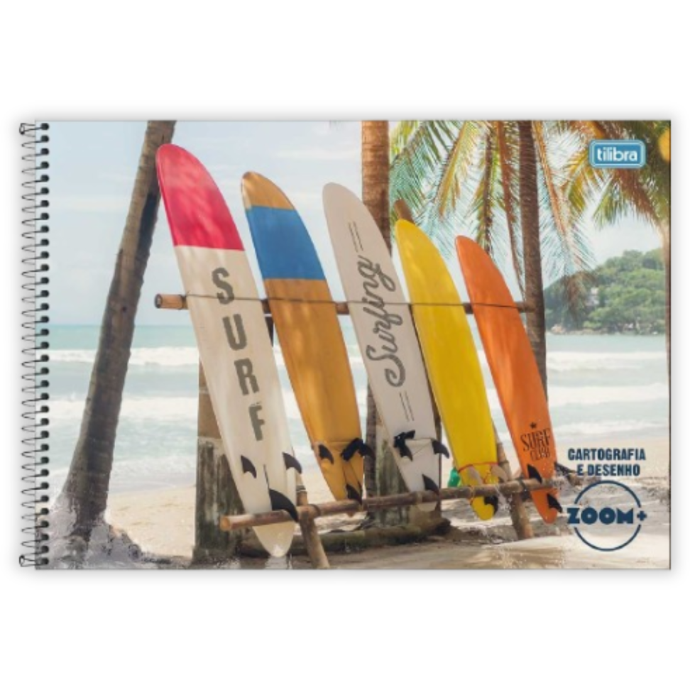 Caderno de Cartografia e Desenho Zoom+ Masculino Tilibra - #1