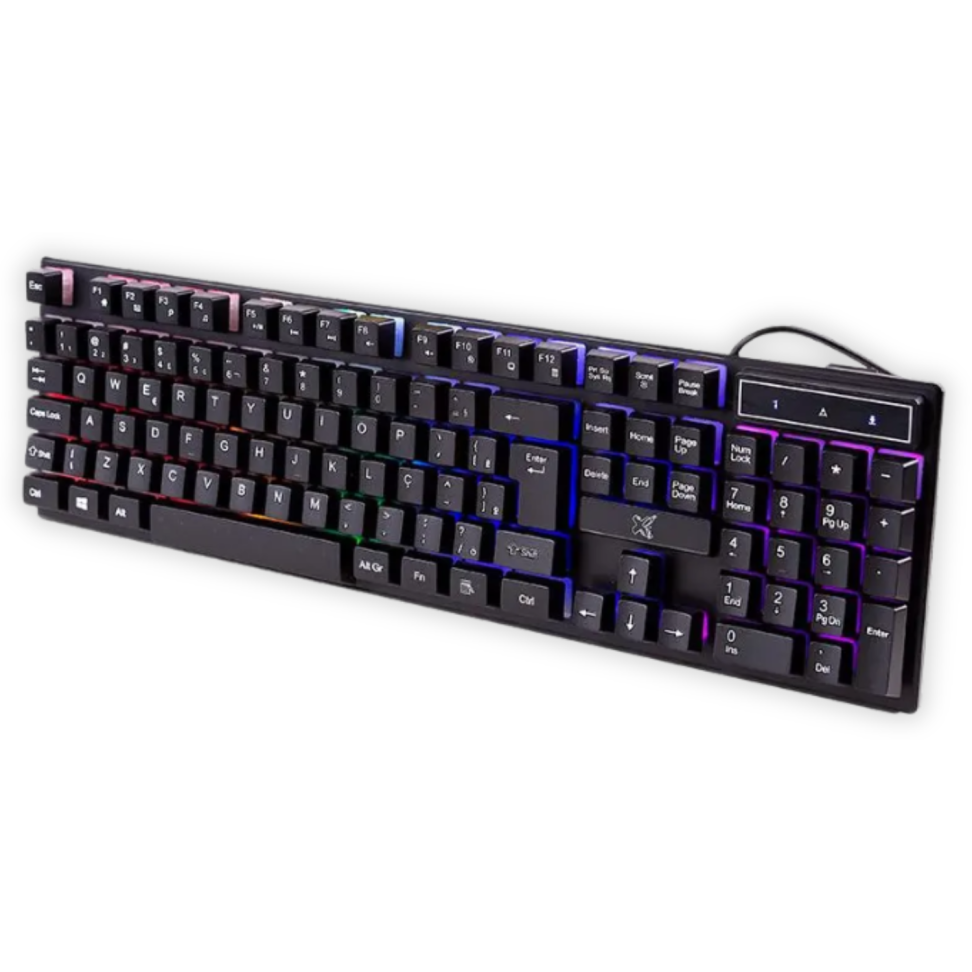Teclado com Fio Rainbow Max Maxprint