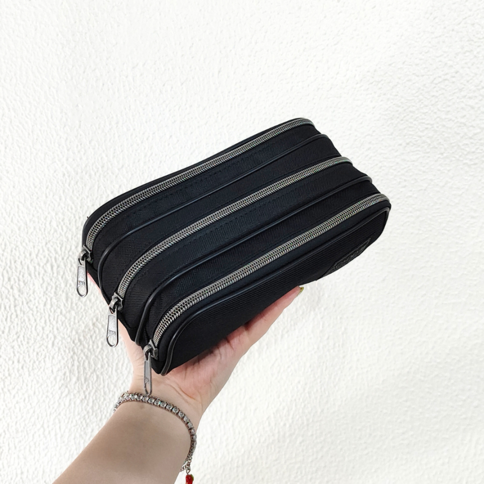 Estojo Triplo Preto 179558 Académie Tilibra - #1